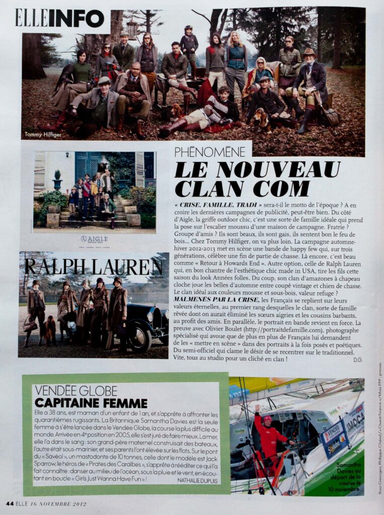 Article dans Elle Magazine